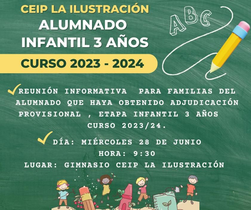 Reuni N Familias Alumnado Educaci N Infantil A Os Curso